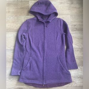 Lands End Purple Fleece Jacket